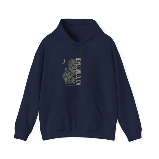 Unisex Heavy Blend™ Hooded Sweatshirt Center FLower