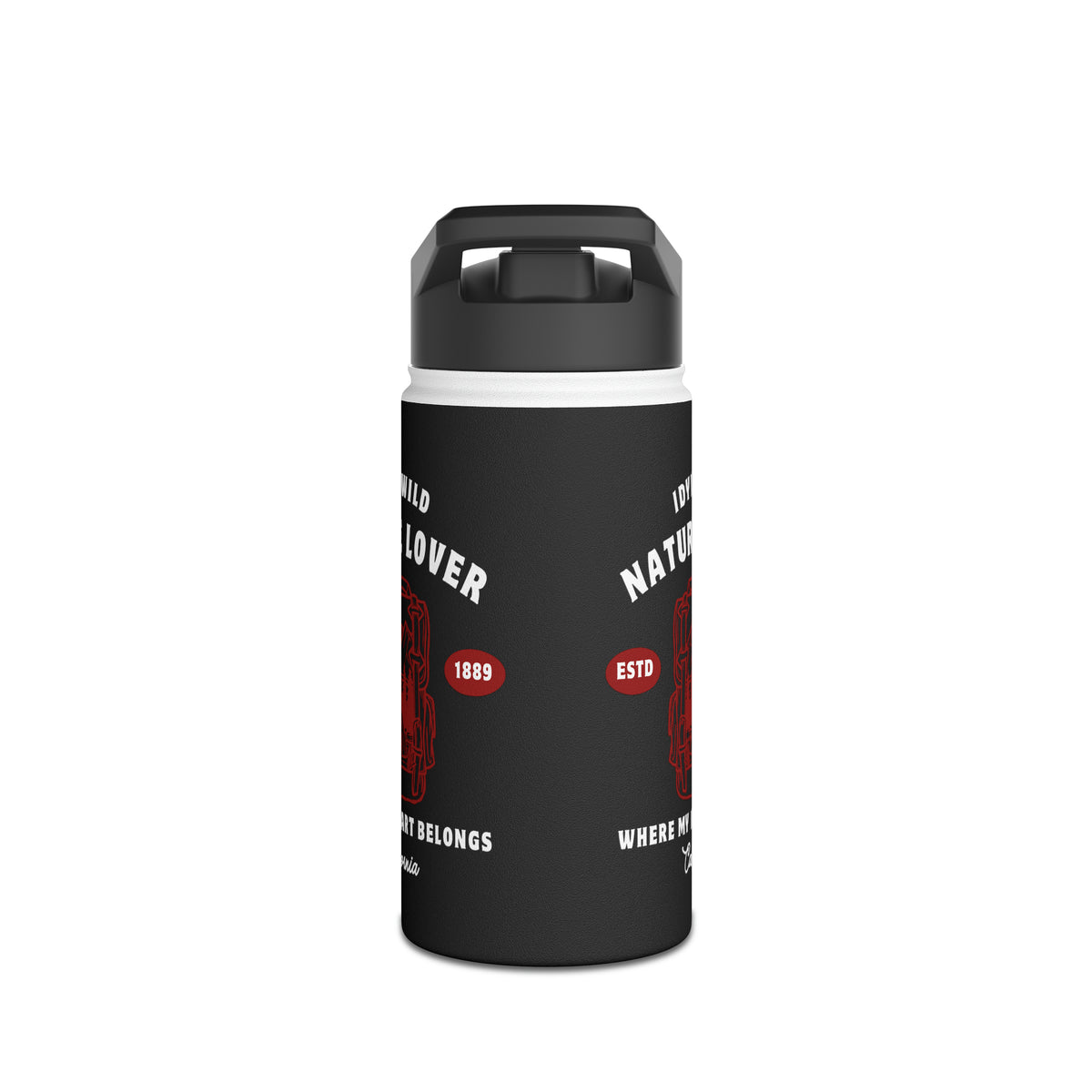 Stainless Steel Water Bottle, Standard Lid Nature Longer established