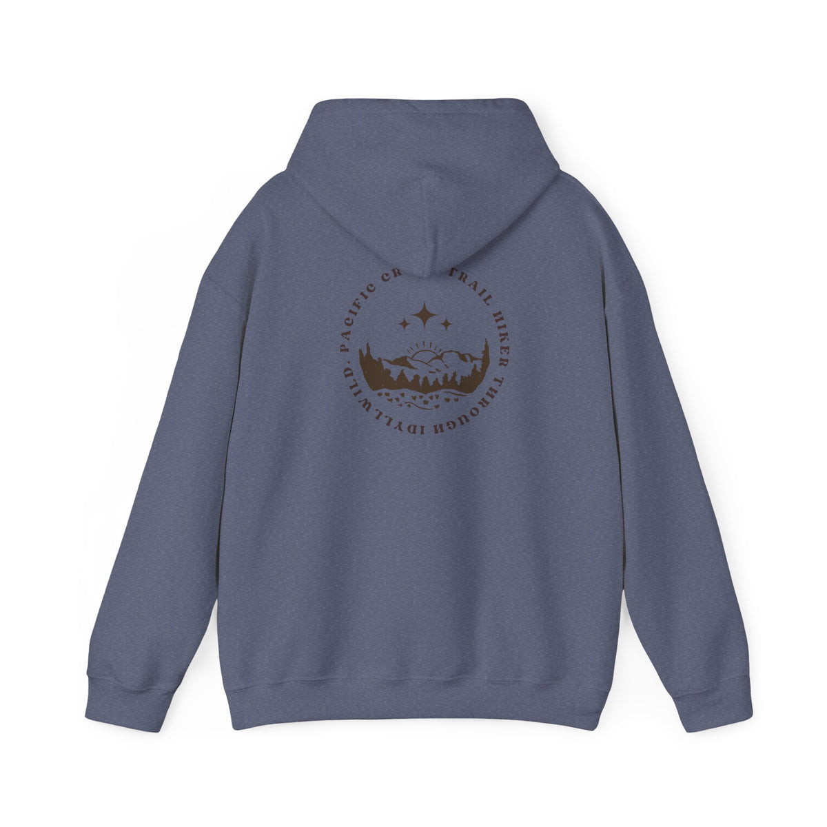 Pacific Trail Hiker through Idyllwild BrownText Hoodie