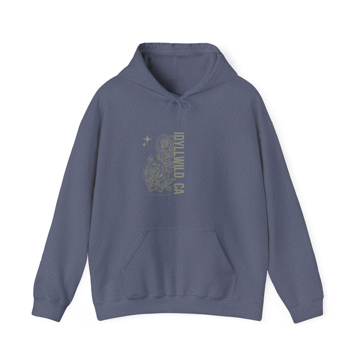 Unisex Heavy Blend™ Hooded Sweatshirt Center FLower