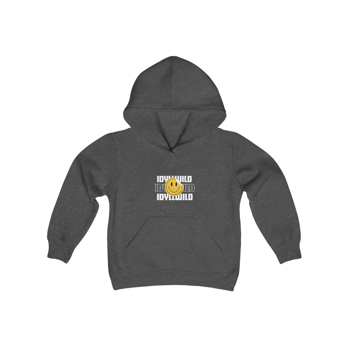 Youth Heavy Blend Hooded Sweatshirt Idyllwild Smile