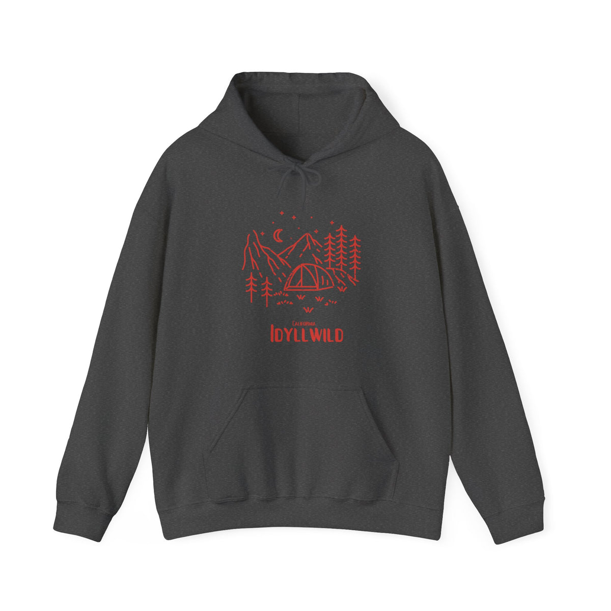 Unisex Heavy Blend™ Hooded Sweatshirt Camping RED