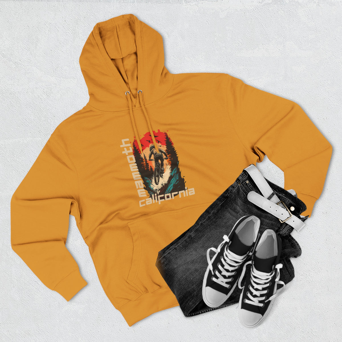 Mammoth California Mountain Biking Hoodie
