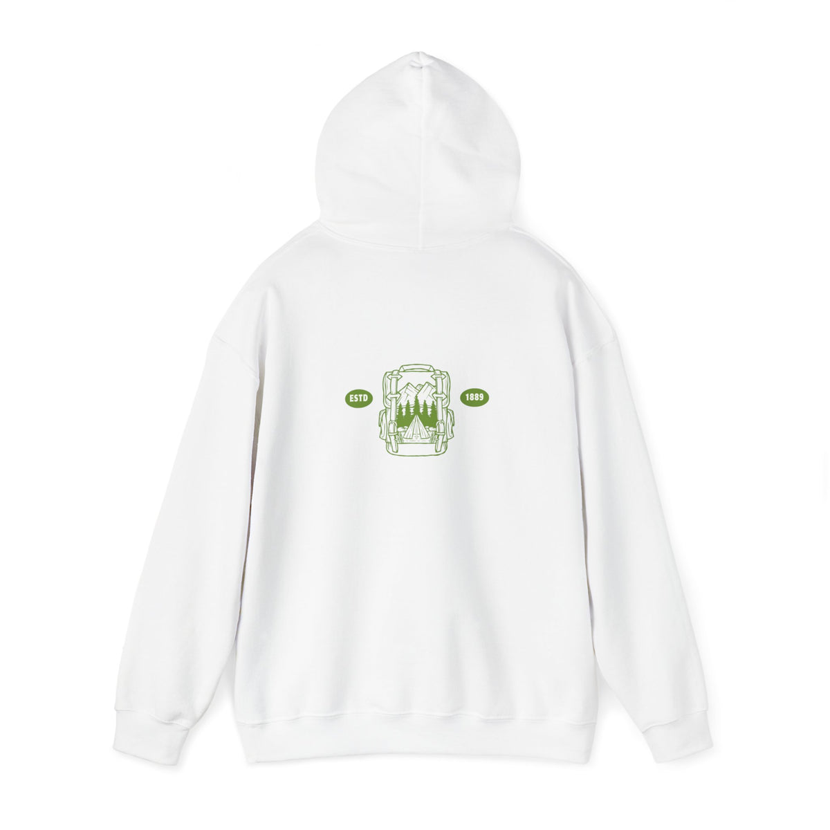 Idyllwild Nature Lover Established Green Hoodie
