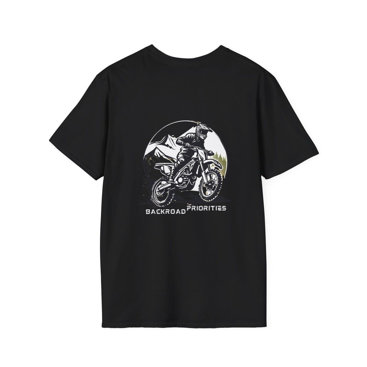 Dirtbike "Backroad Priorities" Softstyle T-Shirt