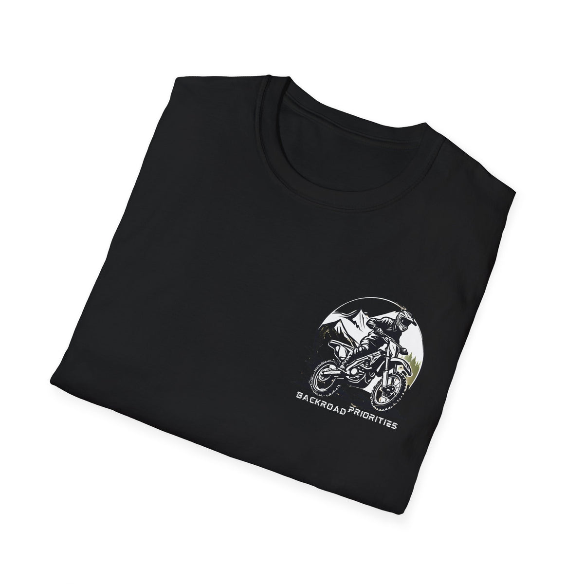 Dirtbike "Backroad Priorities" Softstyle T-Shirt
