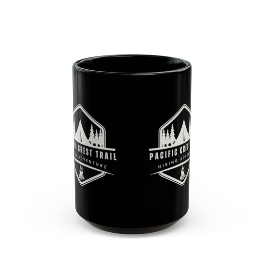 Pacific Crest Trail Hiking Adventrue Black Coffee Tea Mug