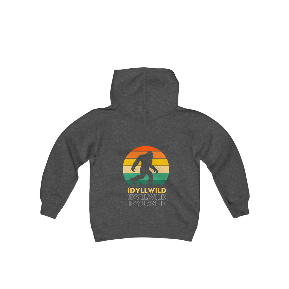 Youth Heavy Blend Hooded Sweatshirt Idyllwild Big Foot