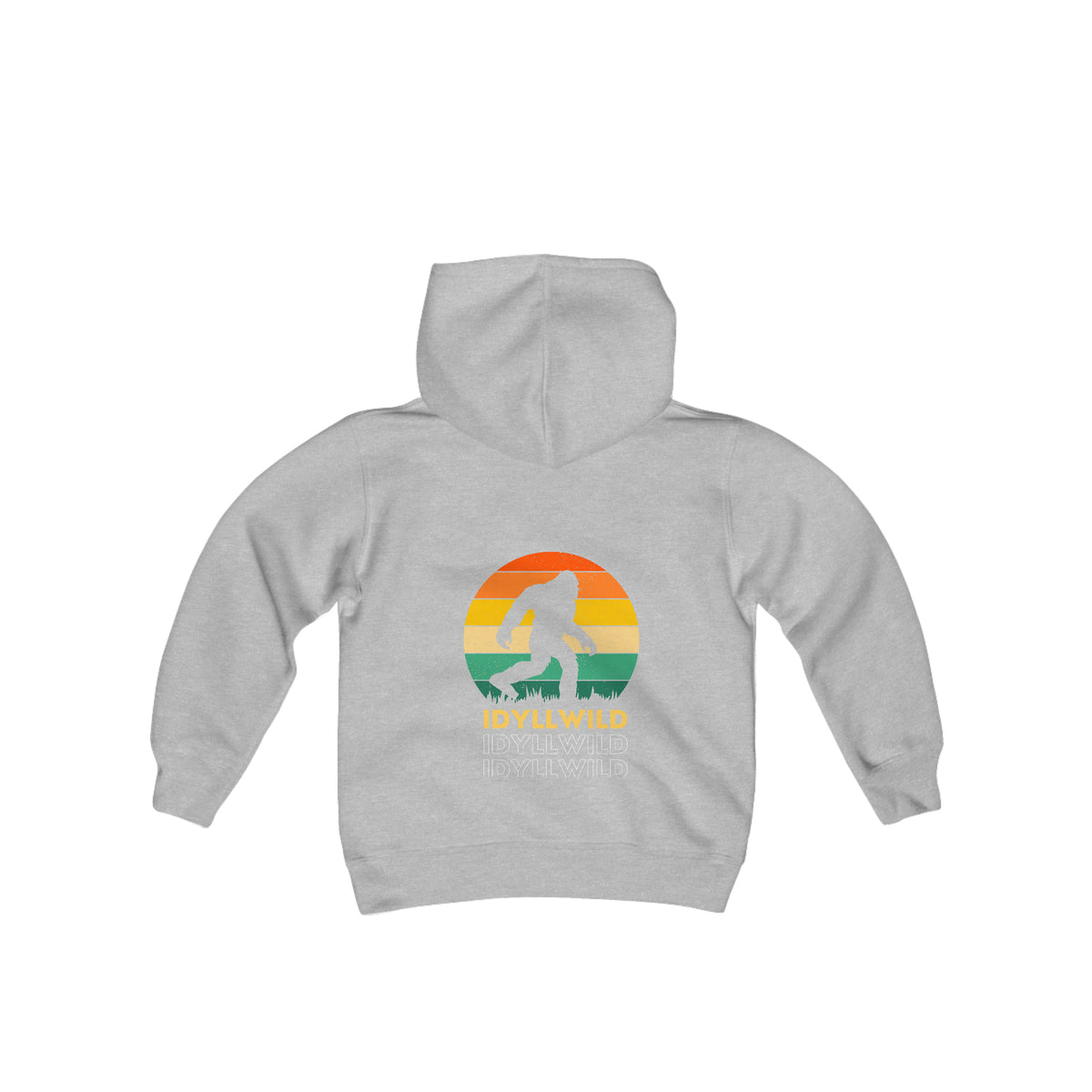 Youth Heavy Blend Hooded Sweatshirt Idyllwild Big Foot
