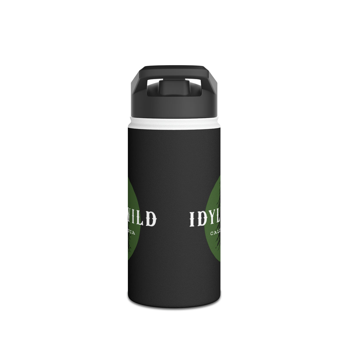Stainless Steel Water Bottle, Standard Lid Idyllwild Pine Badge