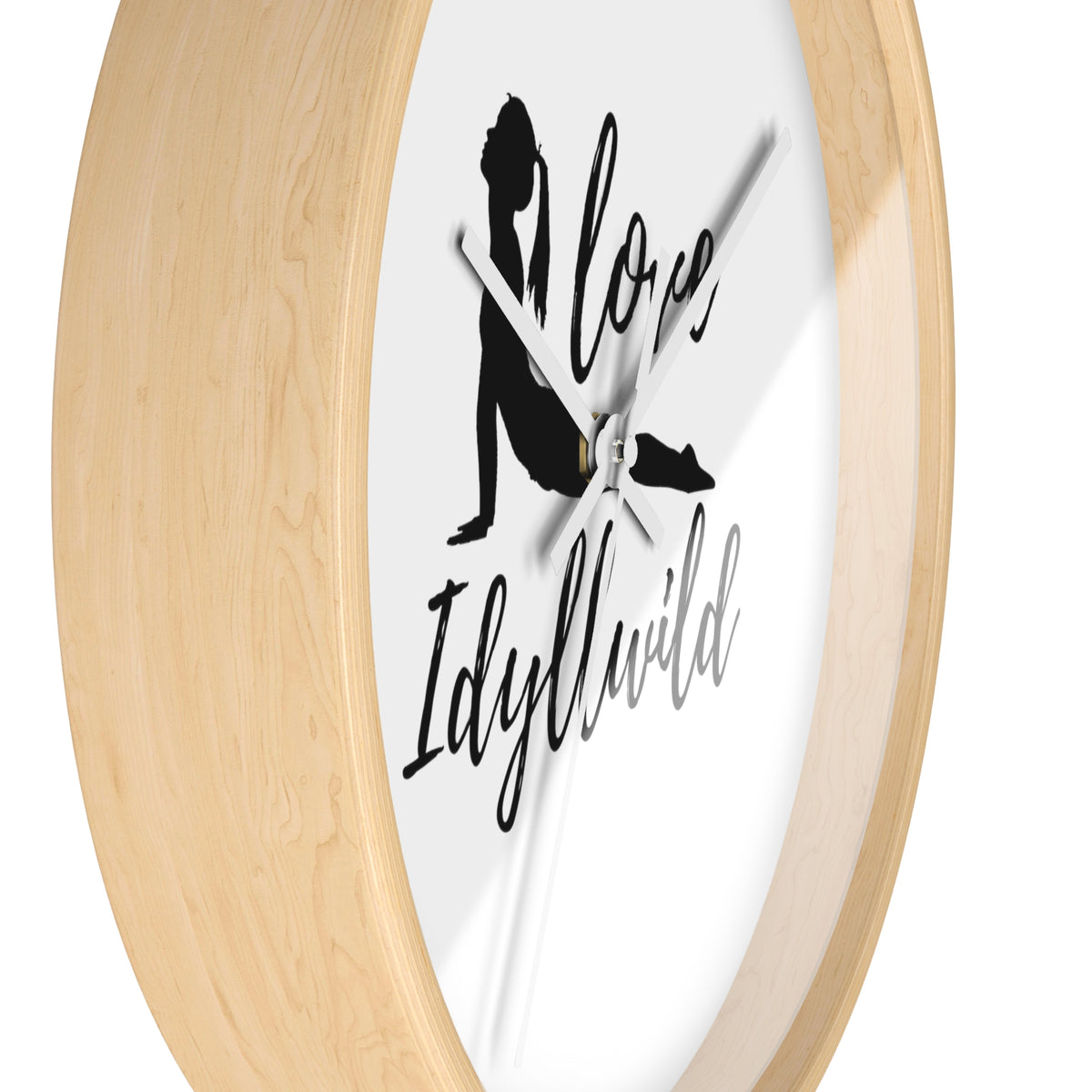 Wall Clock Love Idyllwild Yoga