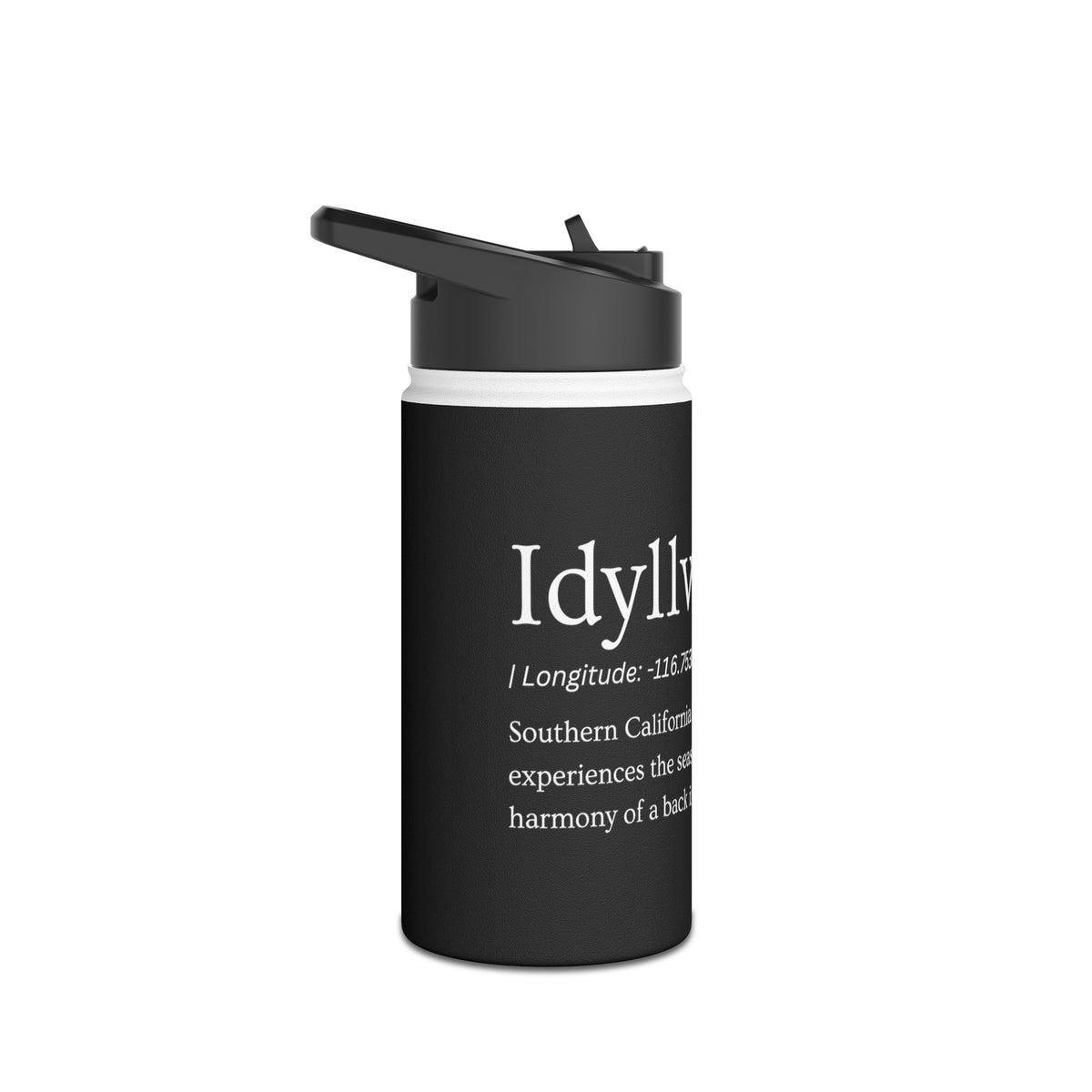 Stainless Steel Water Bottle, Standard Lid LONG|LAT