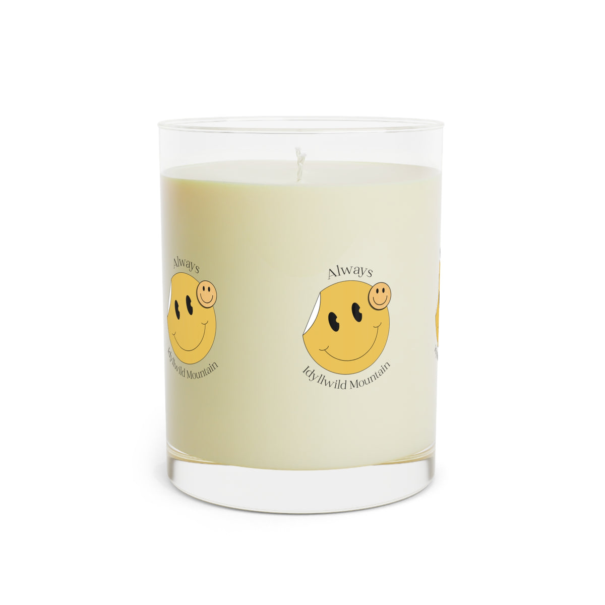 Scented Candle - Full Glass, 11oz Idyllwild Always Smiles