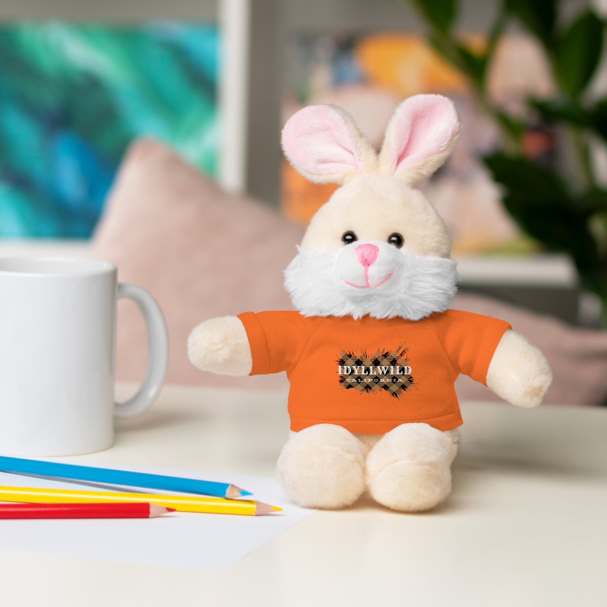 Stuffed Animals with Tee Idyllwild Tan Plaid