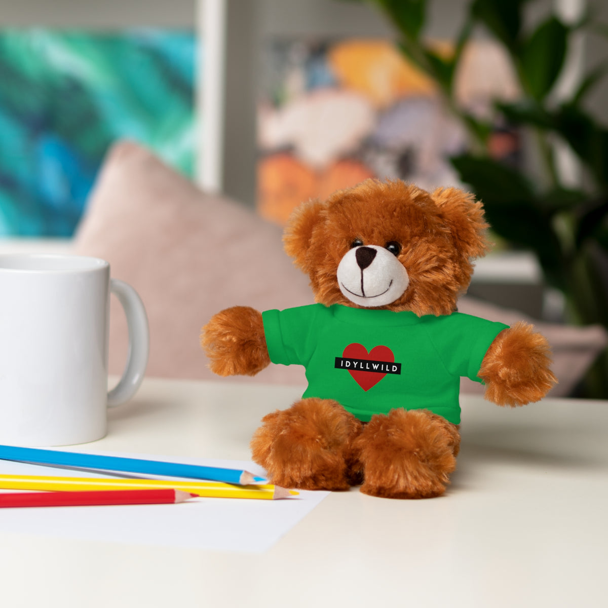 Stuffed Animals with Tee Idyllwild Heart