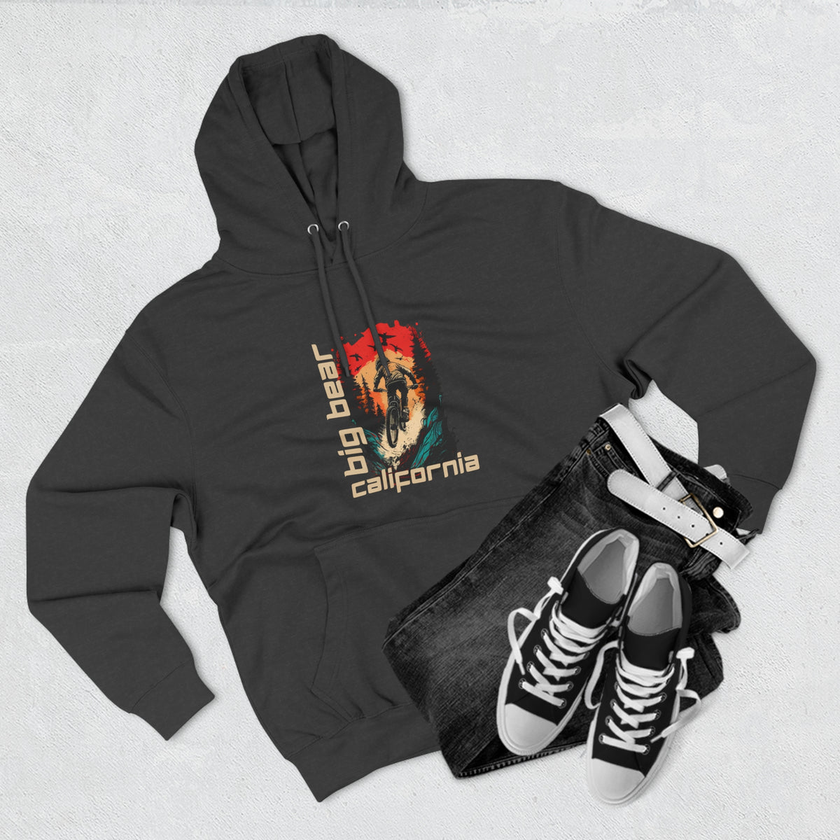 Big Bear Mountain Biking Hoodie