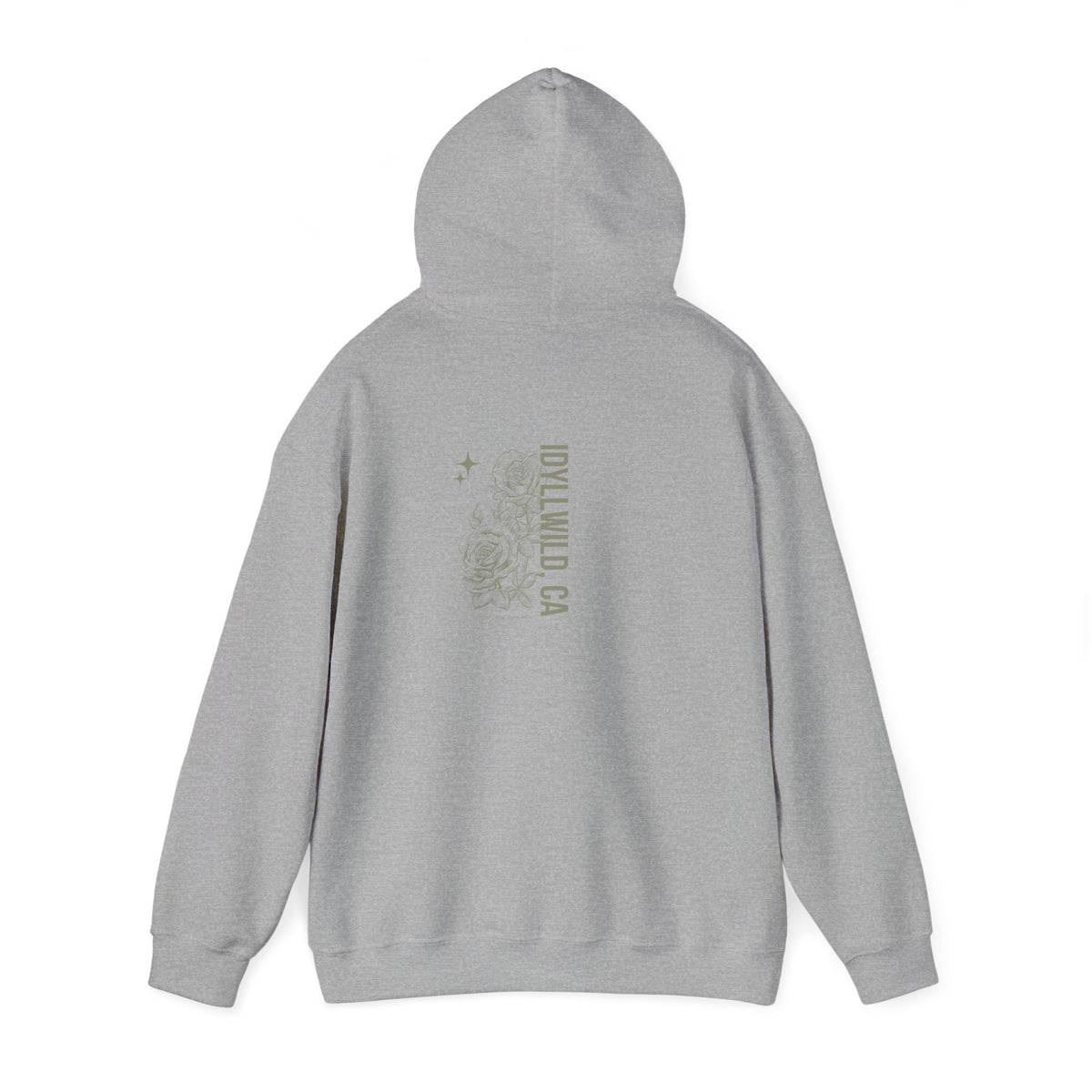Unisex Heavy Blend™ Hooded Sweatshirt Center FLower