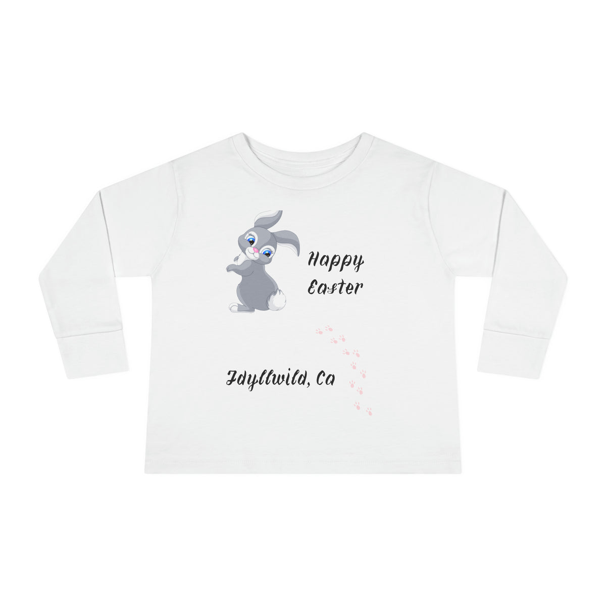 Toddler Long Sleeve Tee Idyllwild Bunny Trail