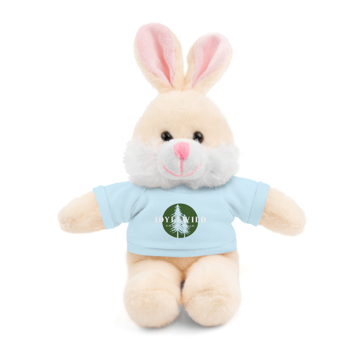 Stuffed Animals with Tee Idyllwild Pine Badge
