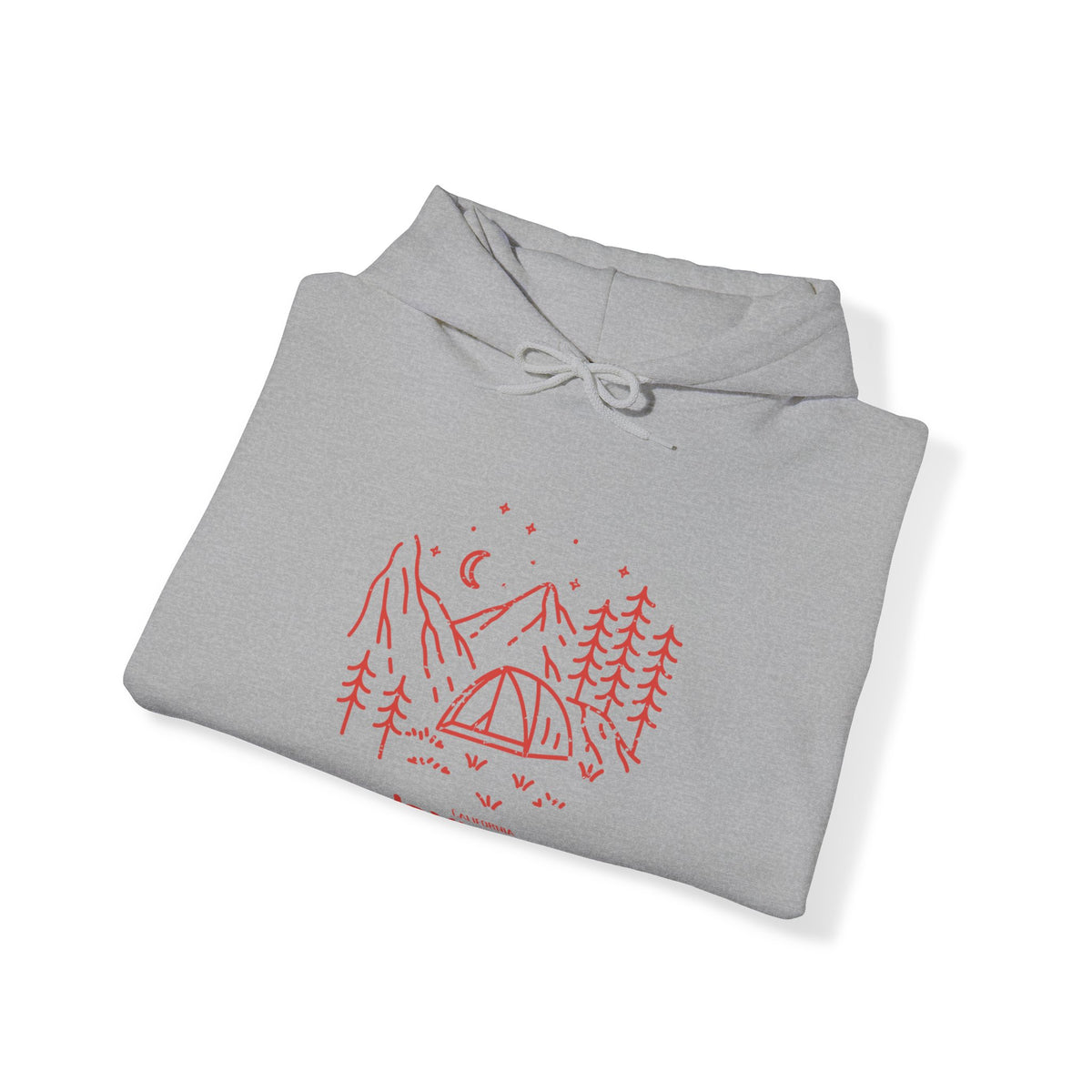 Unisex Heavy Blend™ Hooded Sweatshirt Camping RED