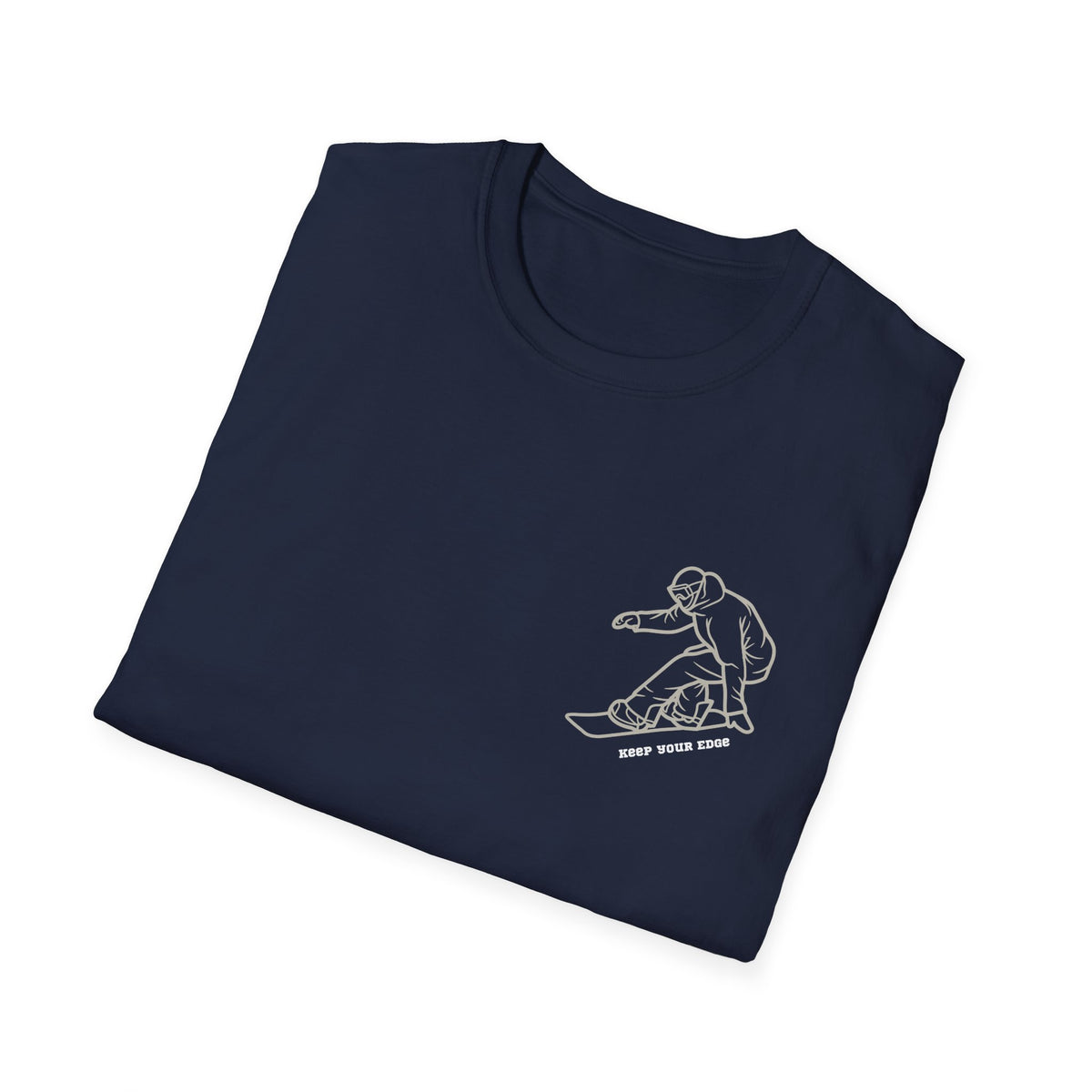 Snowboarding "Keep Your Edge" Softstyle T-Shirt