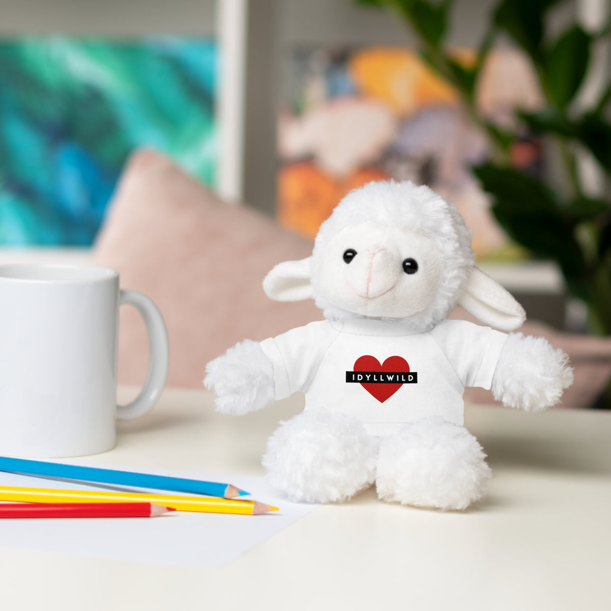 Stuffed Animals with Tee Idyllwild Heart
