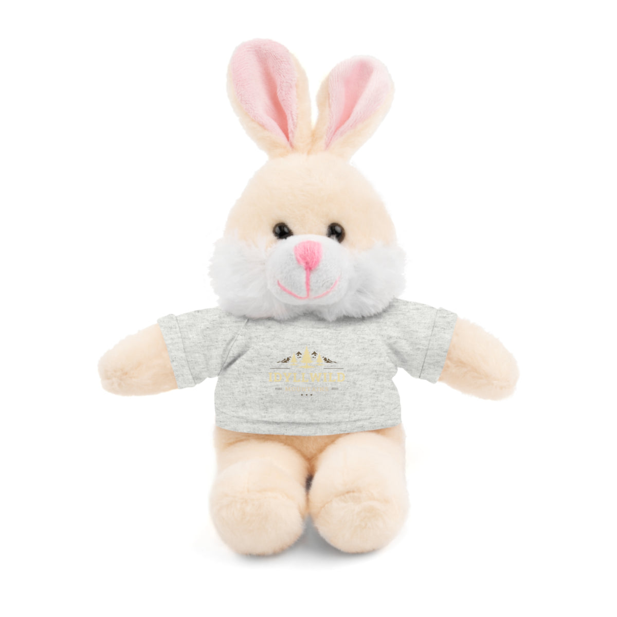 Stuffed Animals with Tee Idyllwild Mountain Badge