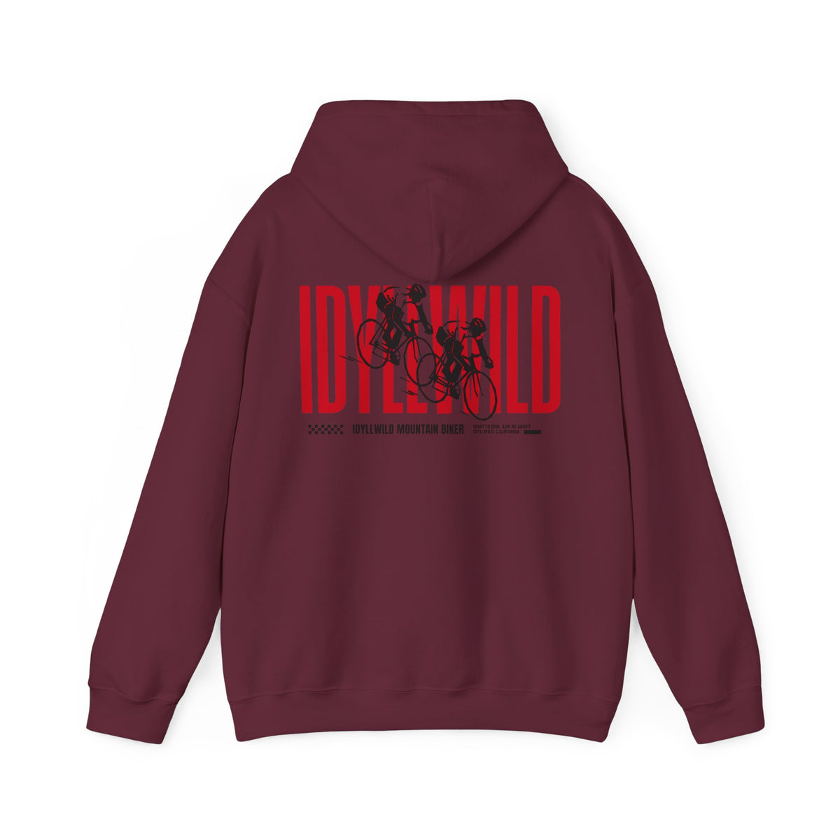 Unisex Heavy Blend™ Hooded Sweatshirt About Mountain Bike