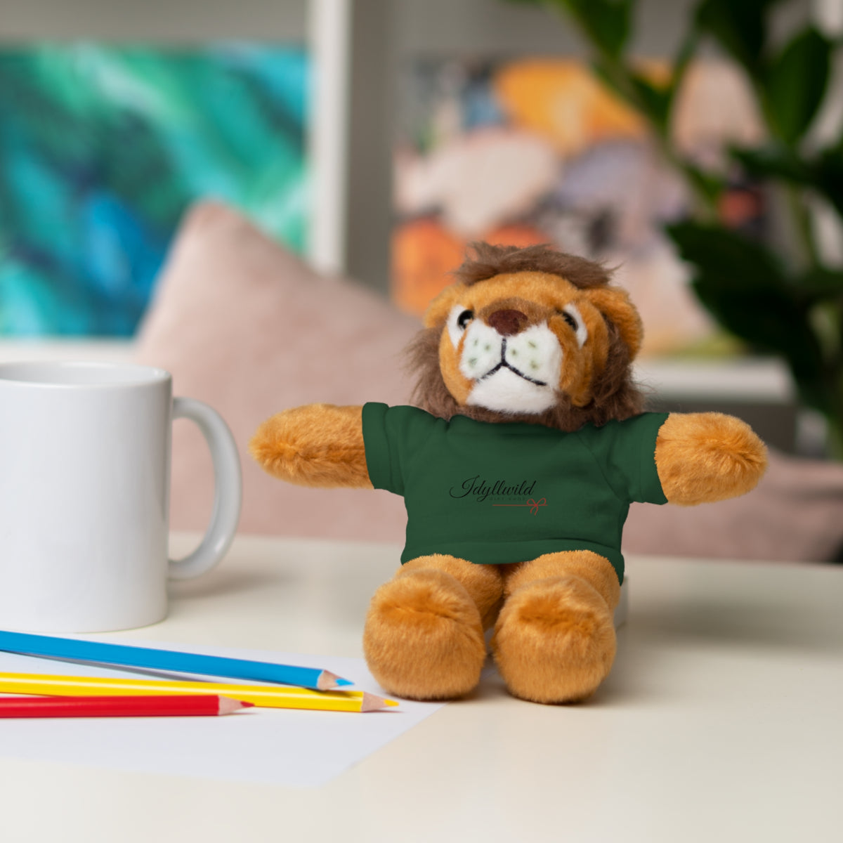 Stuffed Animals with Tee Idyllwild Gift Shop