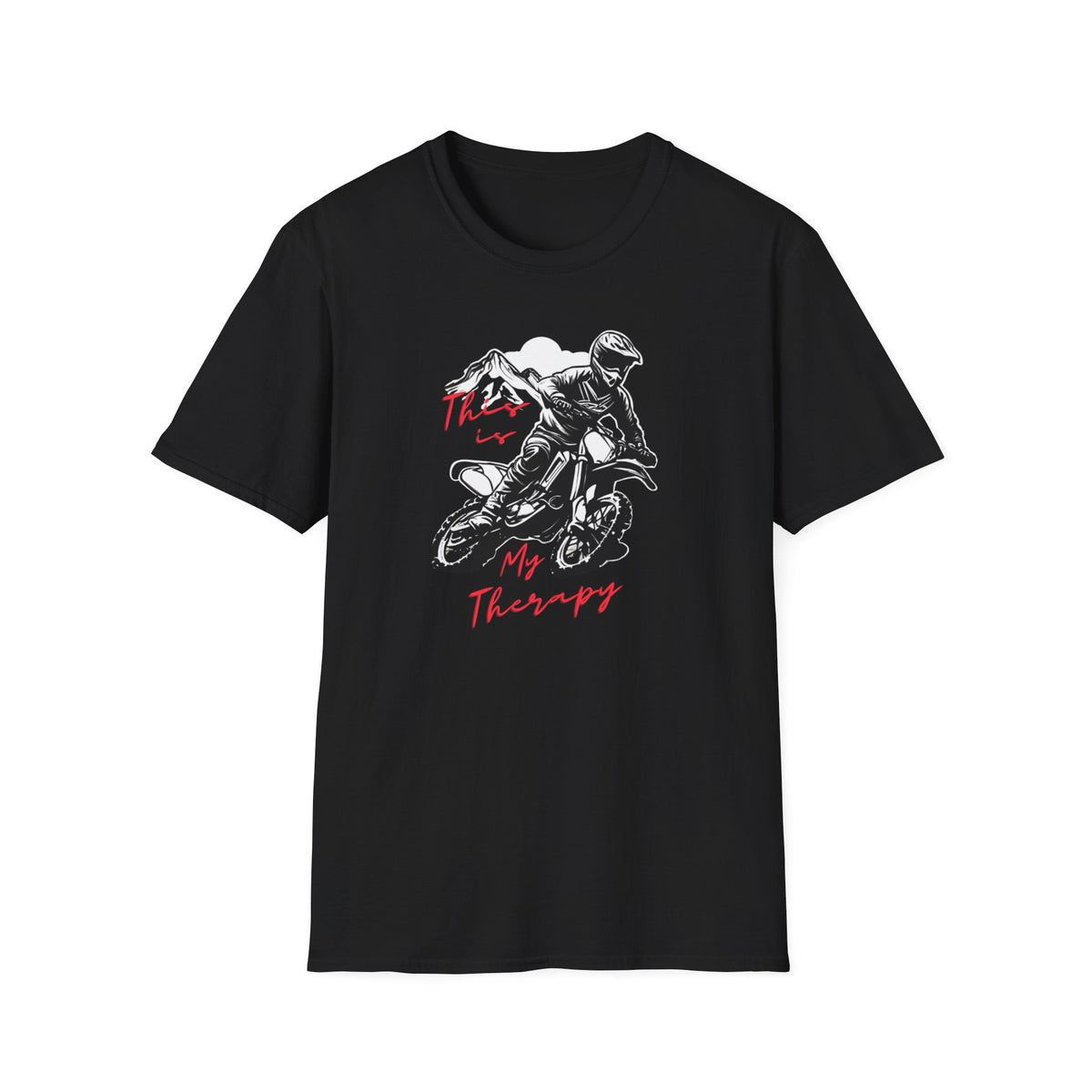 Dirtbike "This is my therapy" Softstyle T-Shirt
