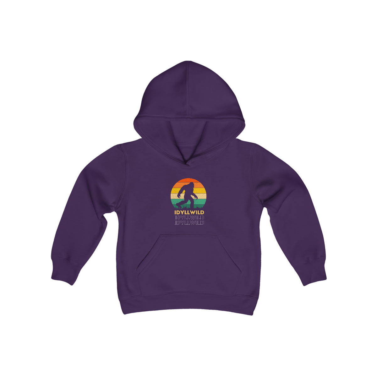Youth Heavy Blend Hooded Sweatshirt Idyllwild Big Foot