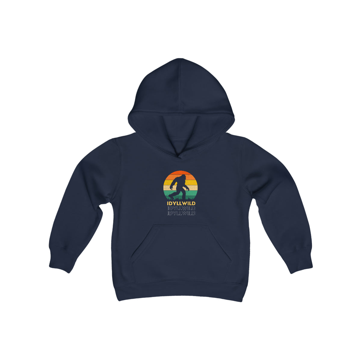 Youth Heavy Blend Hooded Sweatshirt Idyllwild Big Foot