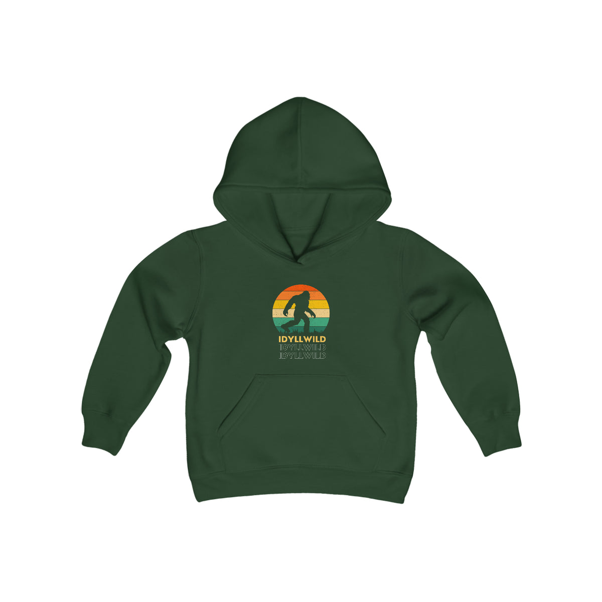 Youth Heavy Blend Hooded Sweatshirt Idyllwild Big Foot