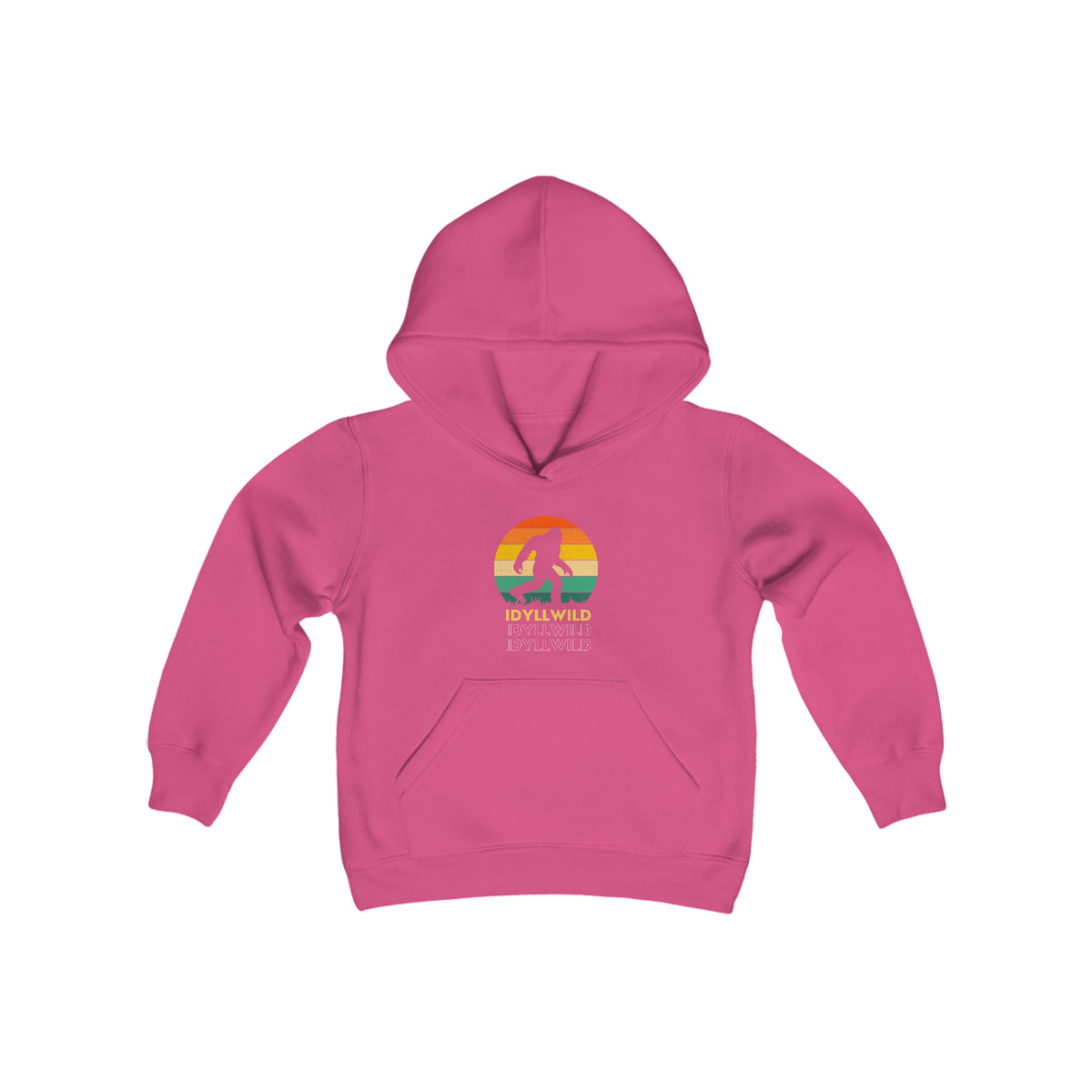Youth Heavy Blend Hooded Sweatshirt Idyllwild Big Foot