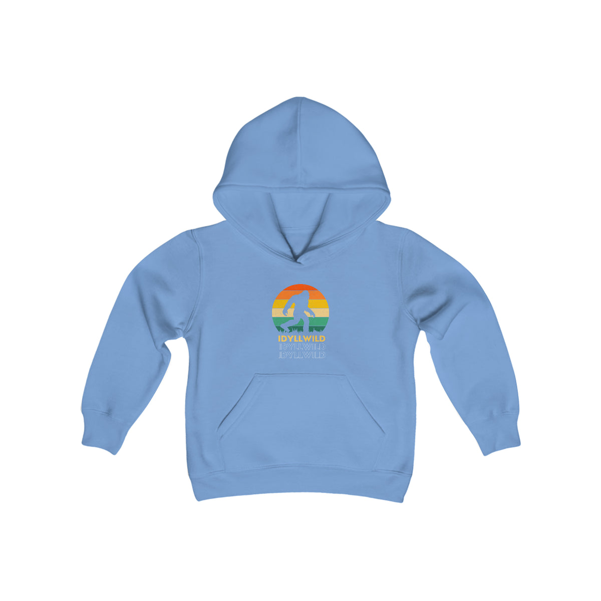Youth Heavy Blend Hooded Sweatshirt Idyllwild Big Foot