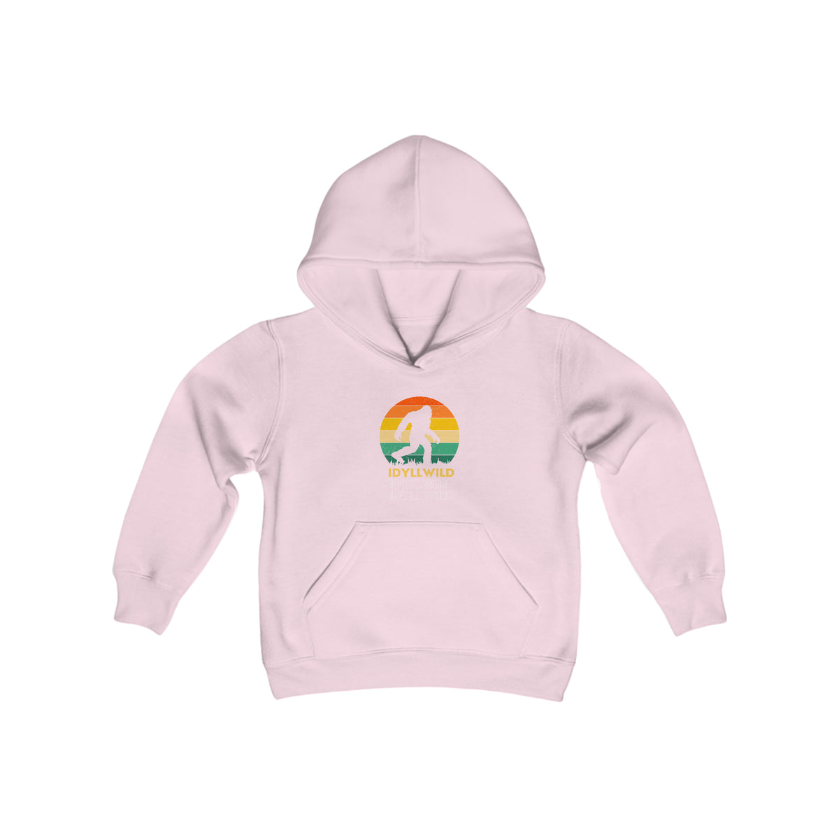 Youth Heavy Blend Hooded Sweatshirt Idyllwild Big Foot