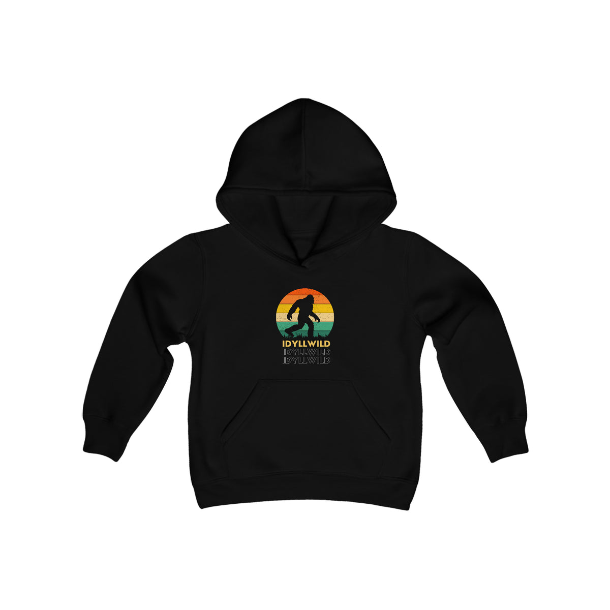 Youth Heavy Blend Hooded Sweatshirt Idyllwild Big Foot