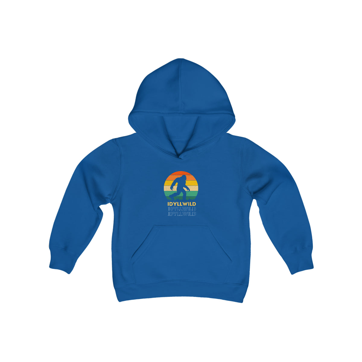 Youth Heavy Blend Hooded Sweatshirt Idyllwild Big Foot
