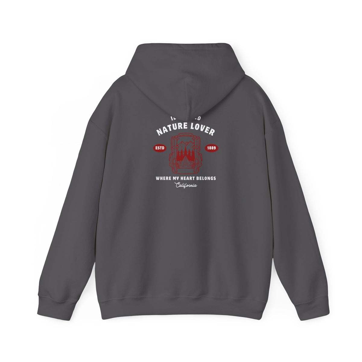 Idyllwild Nature Lover Established Red Letter Hoodie