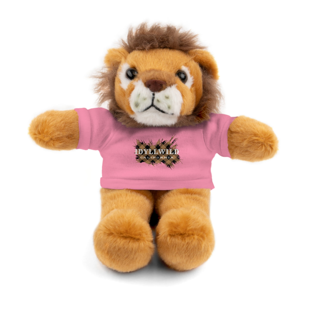 Stuffed Animals with Tee Idyllwild Tan Plaid