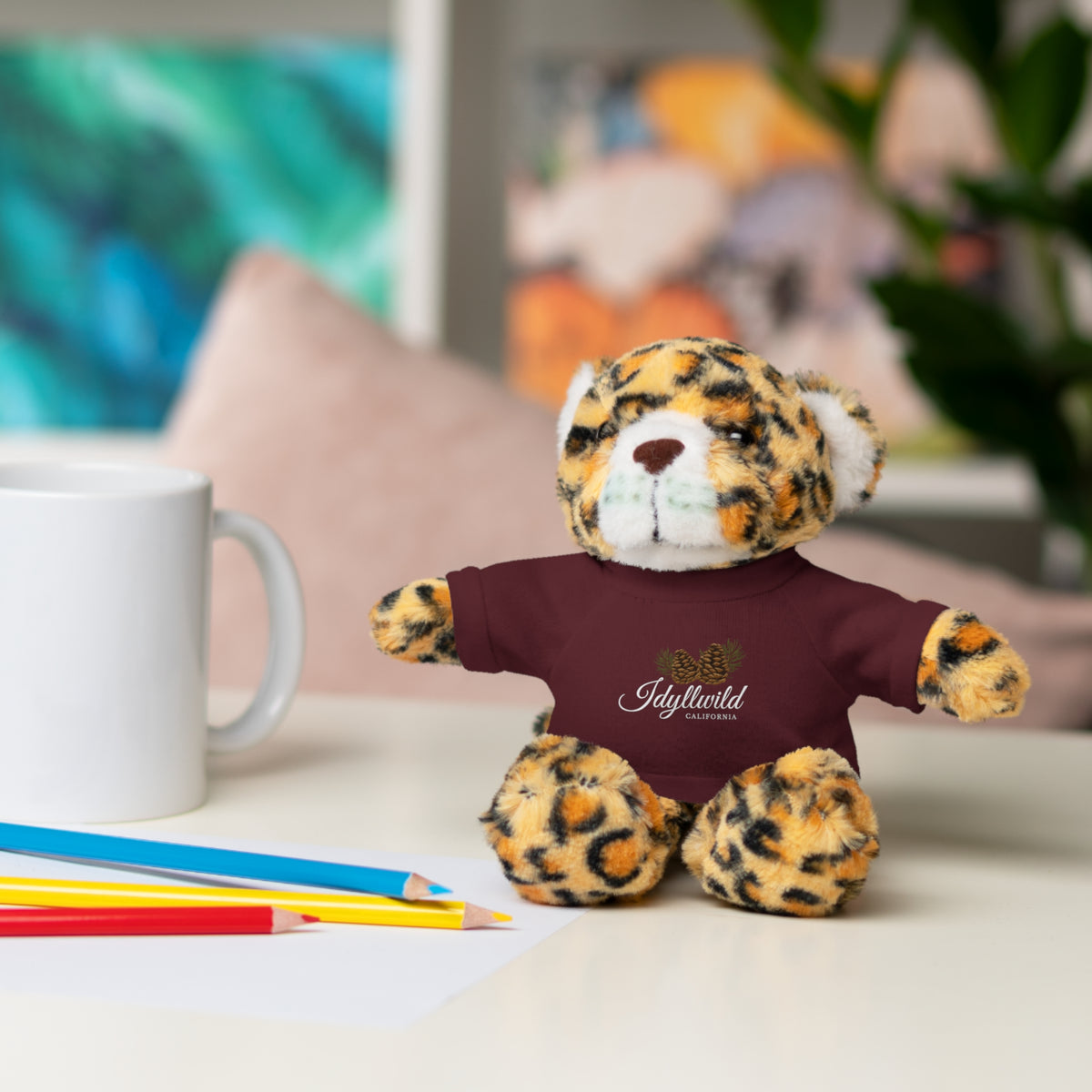 Stuffed Animals with Tee Idyllwild Cone Couple