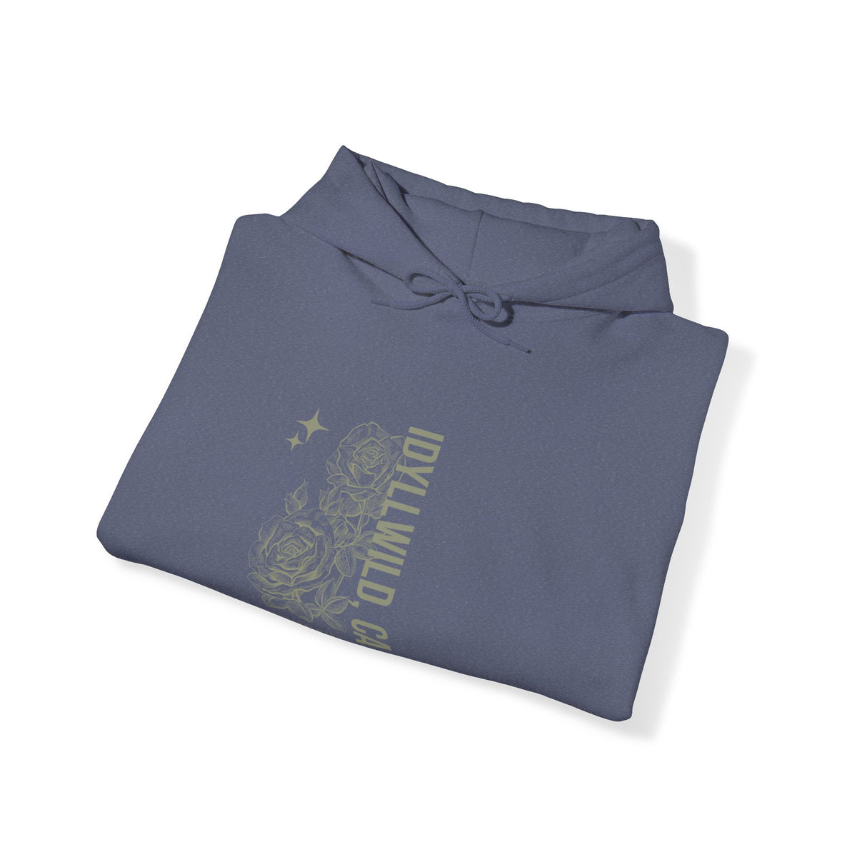 Unisex Heavy Blend™ Hooded Sweatshirt Center FLower