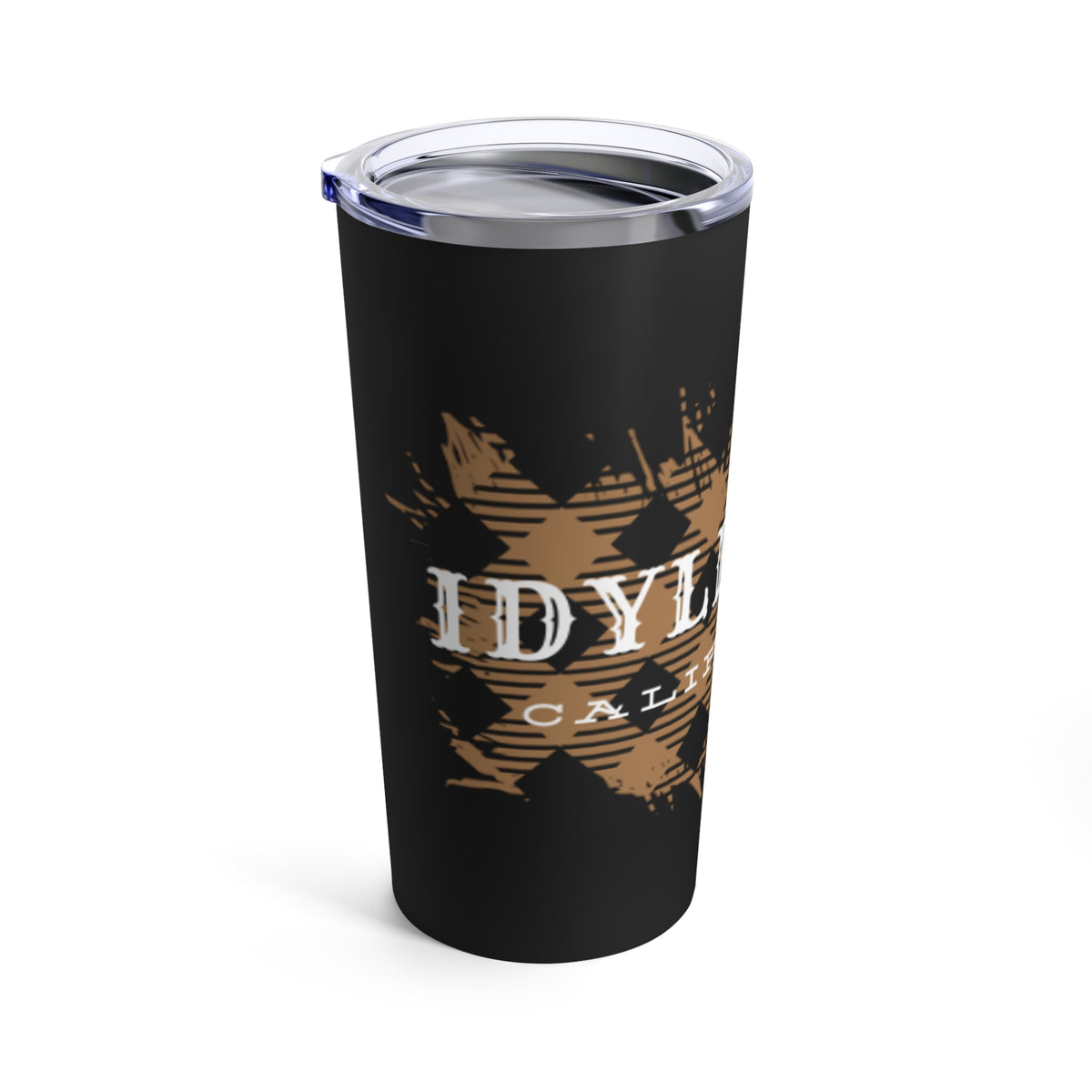 Tumbler 20oz Idyllwild Tan Plaid