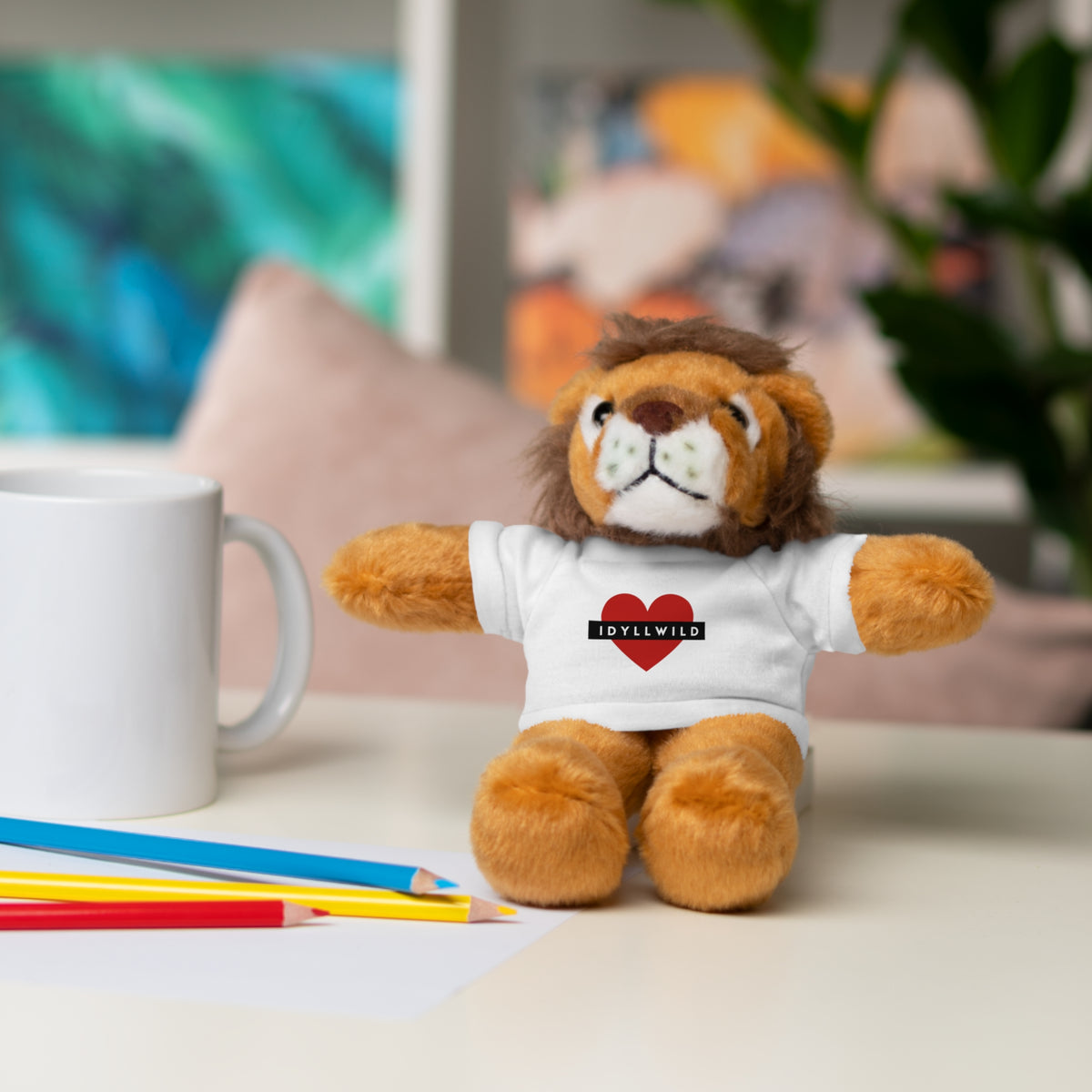 Stuffed Animals with Tee Idyllwild Heart