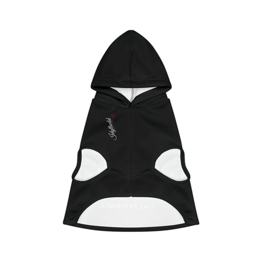 Pet Hoodie Idyllwild Cabin in Woods Tan