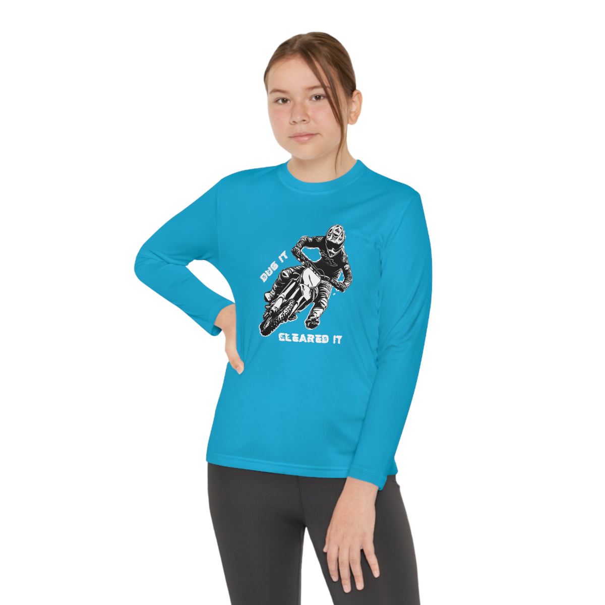 Dirt Bike Youth Long Sleeve Competitor Tee