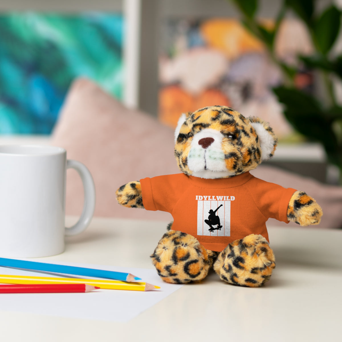 Stuffed Animals with Tee Skateboard Idyllwild