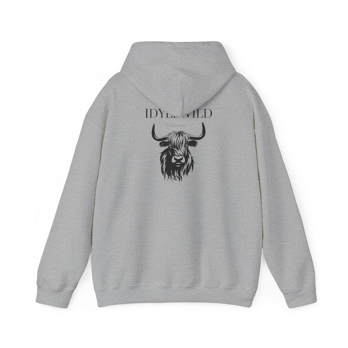 Unisex Heavy Blend™ Hooded Sweatshirt Idyllwild Cow 2