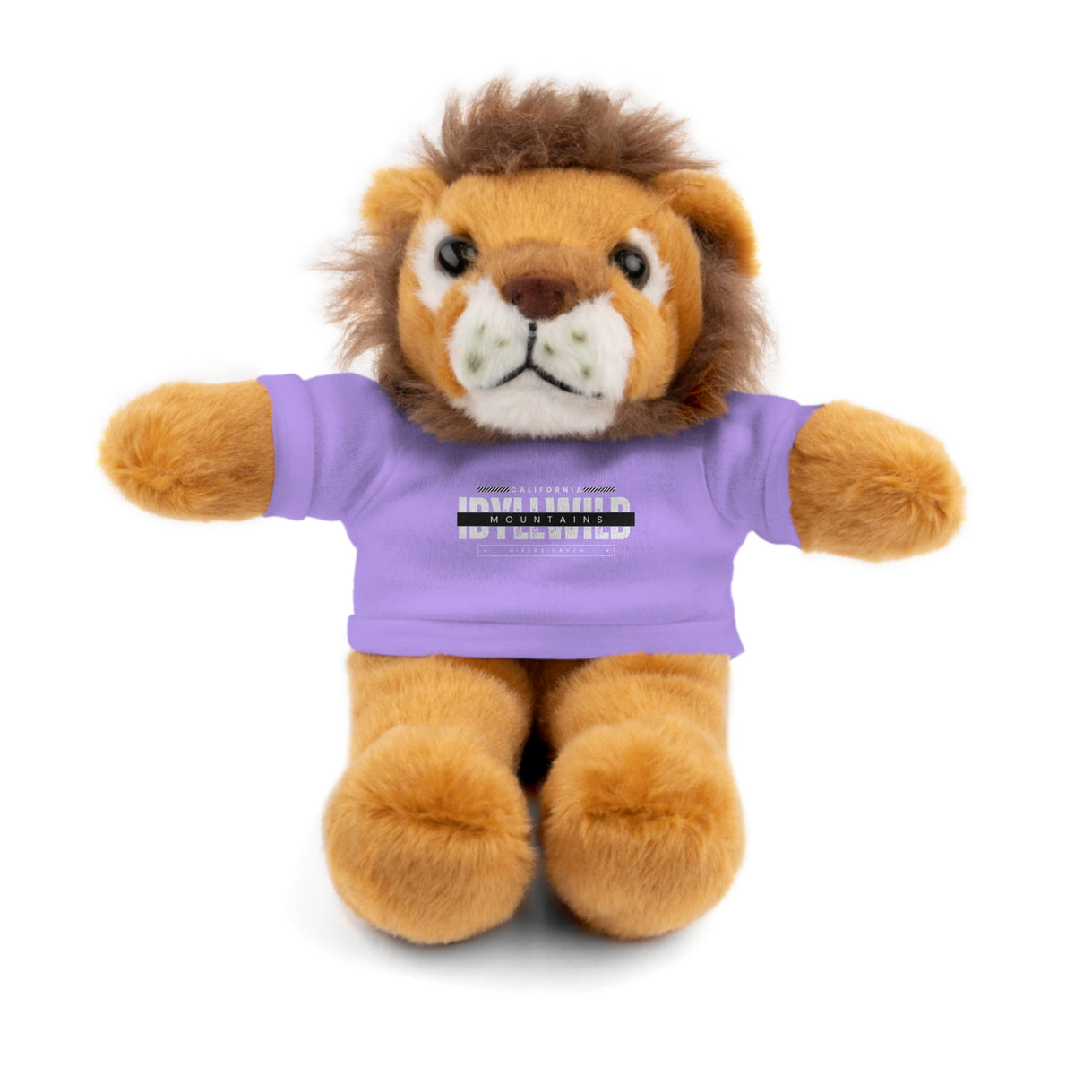 Stuffed Animals with Tee Idyllwild Hikers Haven Badge