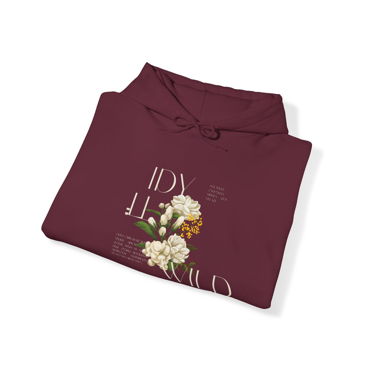 Idyllwild Vintage Cream Rose Hoodie